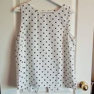 Polka dot blouse Size L
